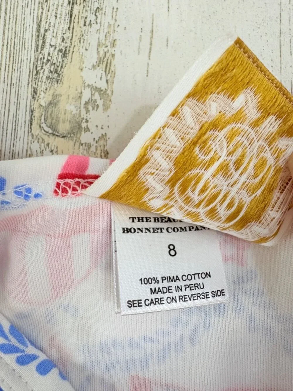 The Beaufort Bonnet Company Polly Play Dress American Swag Sz 8 Patriotic
